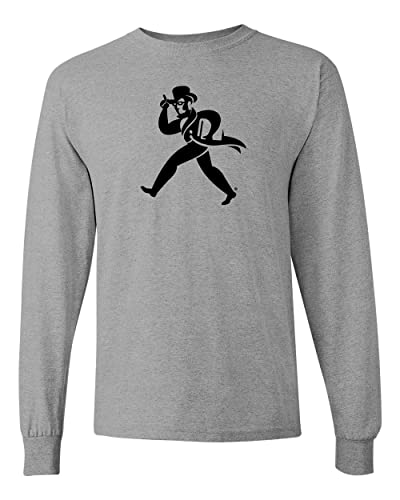 Washburn University Mascot Long Sleeve Shirt - Sport Grey