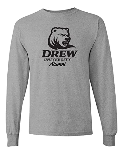 Drew University Alumni Long Sleeve Shirt - Sport Grey