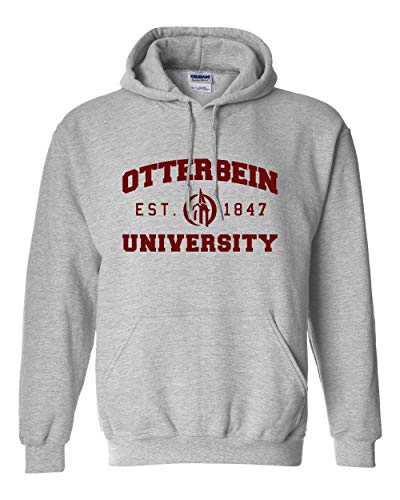 Otterbein University Est 1847 Hooded Sweatshirt - Sport Grey