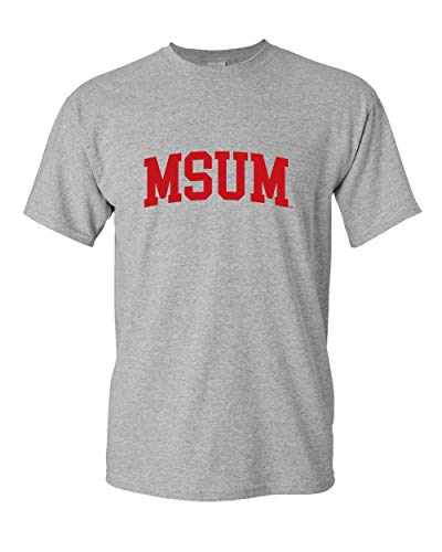Minnesota State Moorhead MSUM T-Shirt - Sport Grey