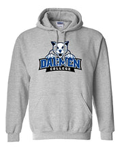 Load image into Gallery viewer, Daemen College Full Logo Hooded Sweatshirt - Sport Grey
