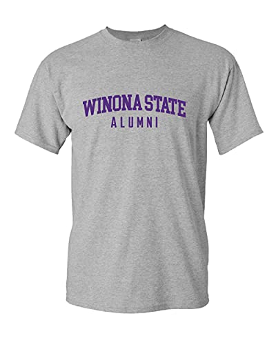 Winona State Warriors Alumni T-Shirt - Sport Grey