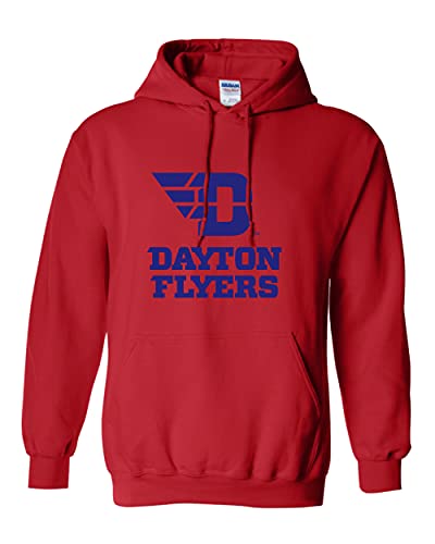 University of Dayton D Dayton Flyers Hooded Sweatshirt - Red
