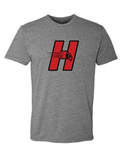 Load image into Gallery viewer, University of Hartford H Exclusive Soft T-Shirt - Dark Heather Gray
