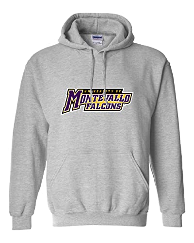 University of Montevallo Mascot Hooded Sweatshirt - Sport Grey