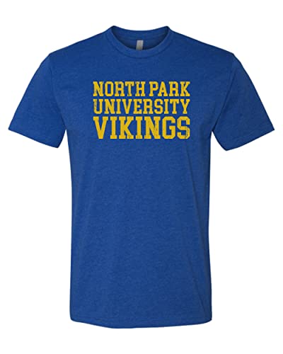 North Park University Block Soft Exclusive T-Shirt - Royal