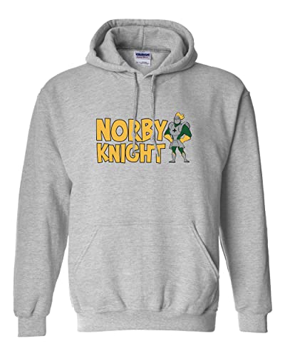 St. Norbert College Norby Knight Hooded Sweatshirt - Sport Grey