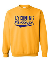Load image into Gallery viewer, Lycoming College Crewneck Sweatshirt - Gold
