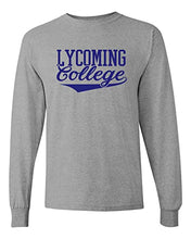 Load image into Gallery viewer, Lycoming College Long Sleeve T-Shirt - Sport Grey
