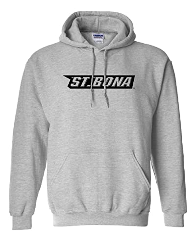 St Bonaventure St Bona Hooded Sweatshirt - Sport Grey