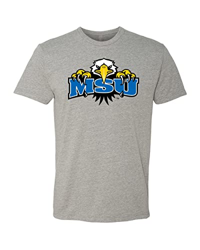 Morehead State Full Color Mascot Soft Exclusive T-Shirt - Dark Heather Gray