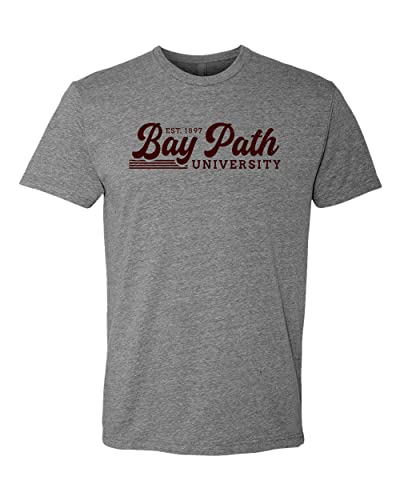 Vintage Bay Path University Exclusive Soft Shirt - Dark Heather Gray