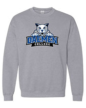 Load image into Gallery viewer, Daemen College Full Logo Crewneck Sweatshirt - Sport Grey
