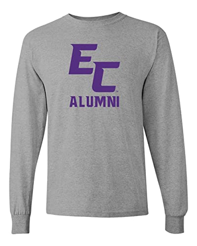 Elmira College EC Alumni Long Sleeve T-Shirt - Sport Grey