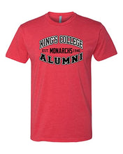 Load image into Gallery viewer, King&#39;s College Monarchs Alumni Soft Exclusive T-Shirt - Red
