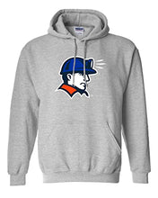 Load image into Gallery viewer, Wisconsin Platteville Pioneer Pete Hooded Sweatshirt - Sport Grey
