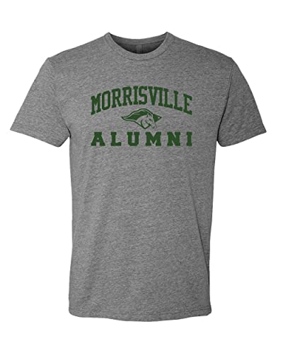 Morrisville State College Official Logo Exclusive Soft Shirt - Dark Heather Gray
