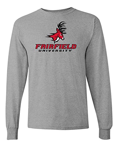 Fairfield University Long Sleeve Shirt - Sport Grey