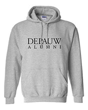 Load image into Gallery viewer, DePauw Alumni Black Text Crewneck Sweatshirt - Sport Grey
