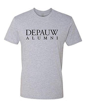 Load image into Gallery viewer, DePauw Alumni Black Text Exclusive Soft Shirt - Heather Gray

