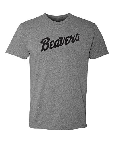 Bemidji State U Beavers Soft Exclusive T-Shirt - Dark Heather Gray