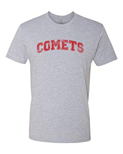 Premium Olivet Comets Red Ink T-Shirt - Heather Gray