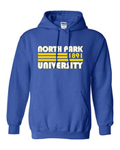 Load image into Gallery viewer, Retro North Park University Hooded Sweatshirt - Royal
