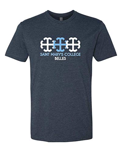 Saint Mary's Two Color Belles T-Shirt - Midnight Navy