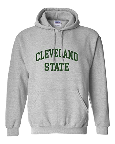 Cleveland State 1 Color Hooded Sweatshirt - Sport Grey
