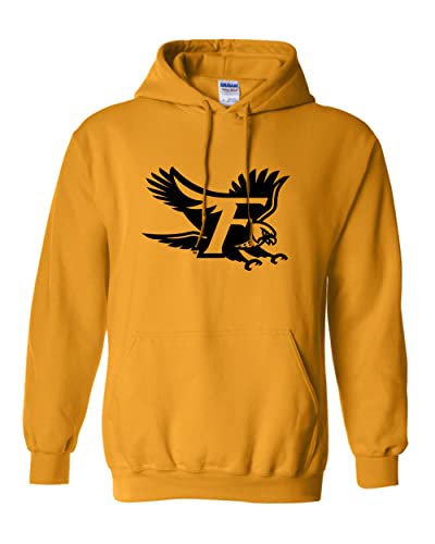 Fitchburg State F Hooded Sweatshirt - Gold