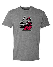 Load image into Gallery viewer, Manhattanville College Full Color Mascot Exclusive Soft Shirt - Dark Heather Gray
