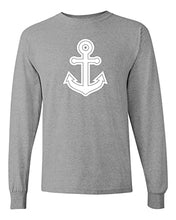 Load image into Gallery viewer, Mercyhurst University Anchor Long Sleeve T-Shirt - Sport Grey
