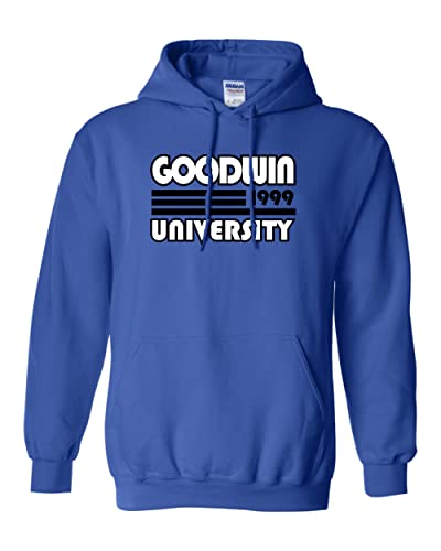 Retro Goodwin University Hooded Sweatshirt - Royal