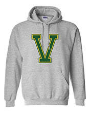 Load image into Gallery viewer, University of Vermont Catamounts V Hooded Sweatshirt - Sport Grey
