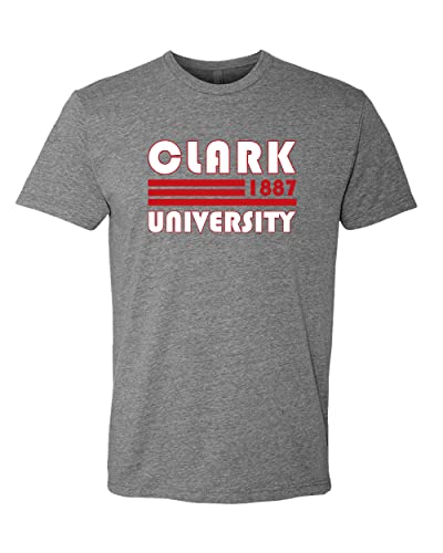 Retro Clark University Exclusive Soft Shirt - Dark Heather Gray