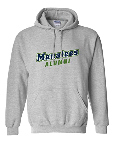 State College of Florida Manatees Alumni Hooded Sweatshirt - Sport Grey