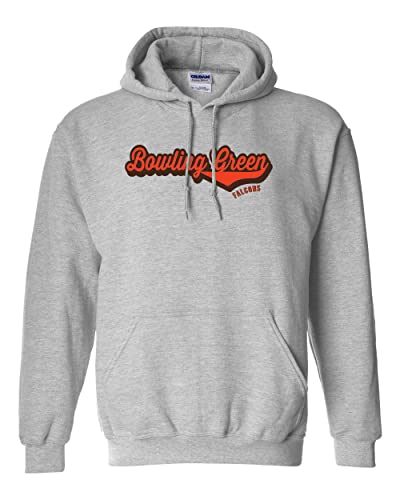 Bowling Green Retro Hooded Sweatshirt - Sport Grey