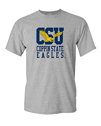 Coppin State University Mascot T-Shirt - Sport Grey