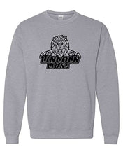Load image into Gallery viewer, Lincoln University 1 Color Crewneck Sweatshirt - Sport Grey
