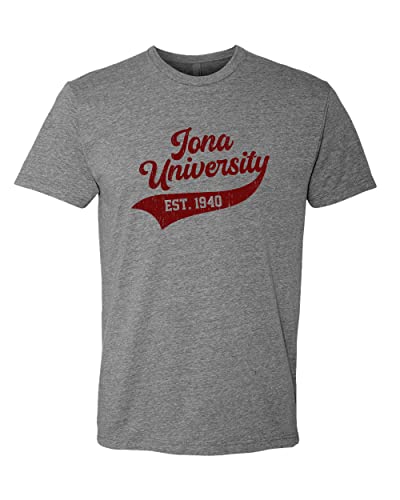 Iona University Alumni Soft Exclusive T-Shirt - Dark Heather Gray