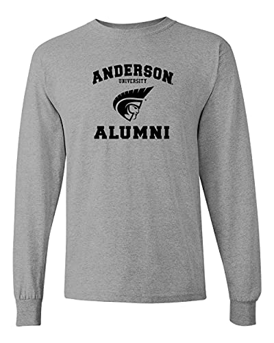 Anderson University Alumni Long Sleeve T-Shirt - Sport Grey