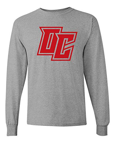 Olivet College Red OC Long Sleeve - Sport Grey