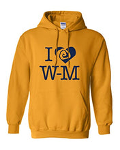 Load image into Gallery viewer, Williams College ILWM Hooded Sweatshirt - Gold
