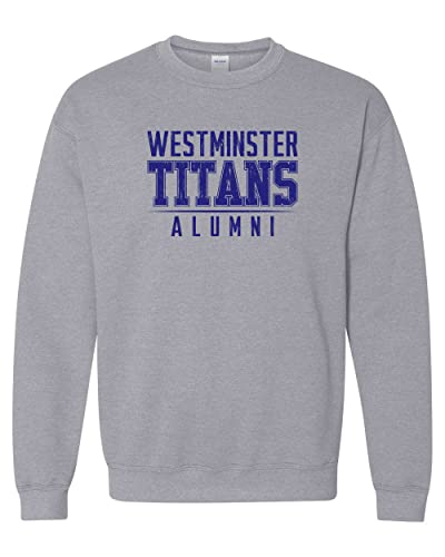 Vintage Westminster Alumni Crewneck Sweatshirt - Sport Grey
