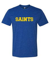 Load image into Gallery viewer, Siena Heights Distressed Saints Exclusive Soft Shirt - Royal
