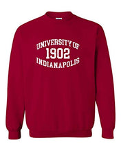 Load image into Gallery viewer, University of Indianapolis 1902 Vintage Crewneck Sweatshirt - Cardinal Red
