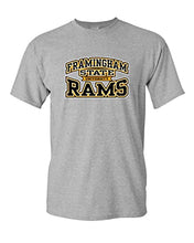 Load image into Gallery viewer, Framingham State University Stacked T-Shirt - Sport Grey
