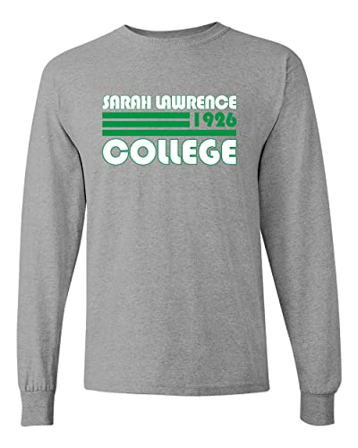 Retro Sarah Lawrence College Long Sleeve Shirt - Sport Grey
