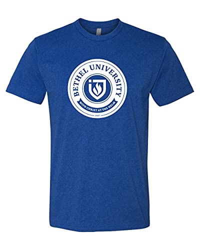 Bethel University Circle Logo One Color Excusive Soft Shirt - Royal