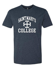 Load image into Gallery viewer, Saint Mary&#39;s College White Logo T-Shirt - Midnight Navy
